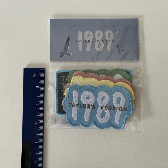 NWT Taylor Swift 1989 Taylor’s Version Logo Patches